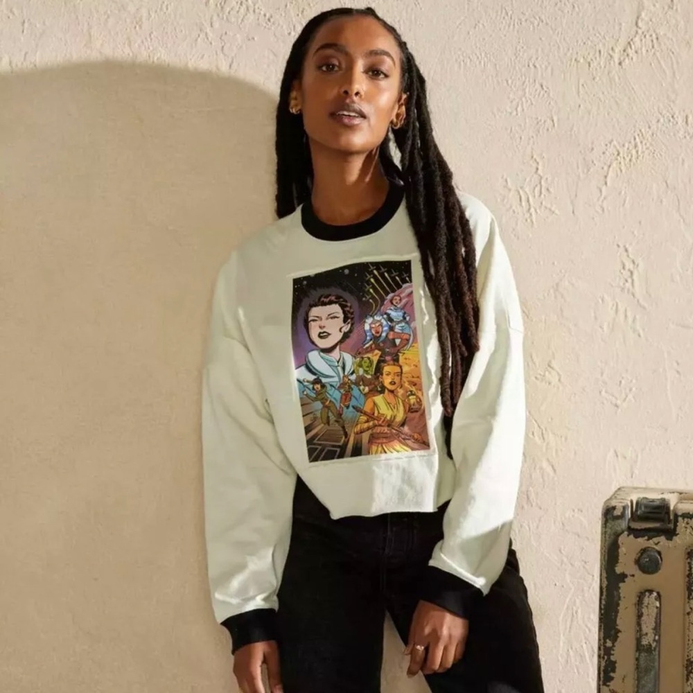 Disney Star Wars Women of the Galaxy Cropped Spirit Jersey for Adults L